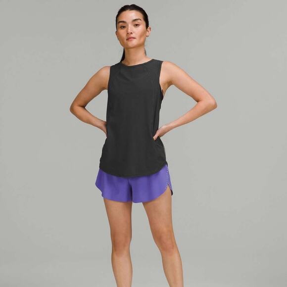 Lululemon Sculpt Tank Top in Graphite Grey stretch cutout reflective athletic - Picture 9 of 9